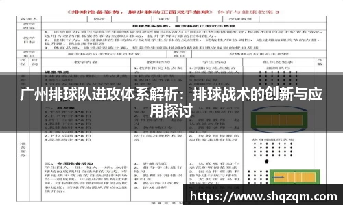 广州排球队进攻体系解析：排球战术的创新与应用探讨